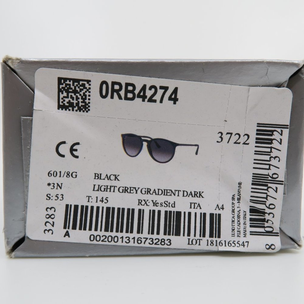 Ray-Ban RB 4274 601/8G Black/Dark Grey Gradient - Picture 8 of 8
